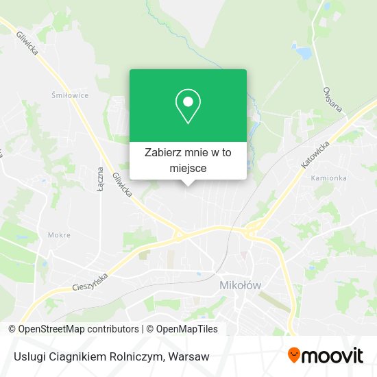 Mapa Uslugi Ciagnikiem Rolniczym