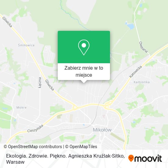 Mapa Ekologia. Zdrowie. Piękno. Agnieszka Kruźlak-Sitko