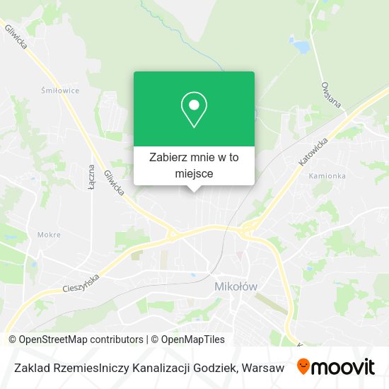 Mapa Zaklad Rzemieslniczy Kanalizacji Godziek