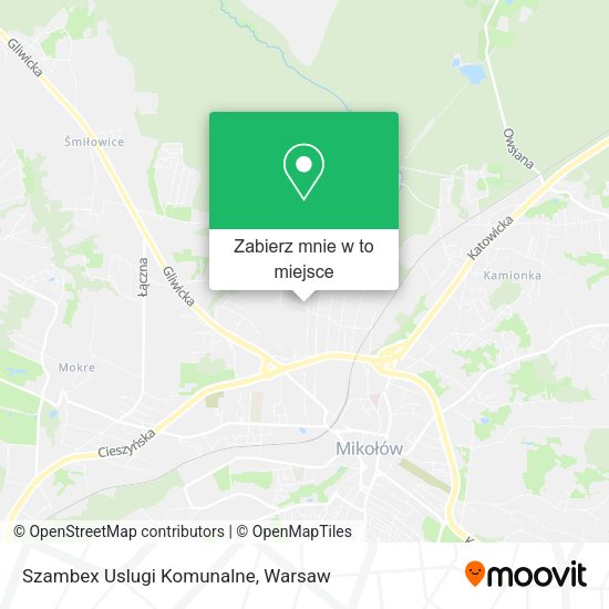 Mapa Szambex Uslugi Komunalne