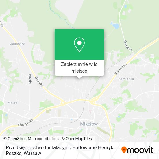 Mapa Przedsiębiorstwo Instalacyjno Budowlane Henryk Peszke