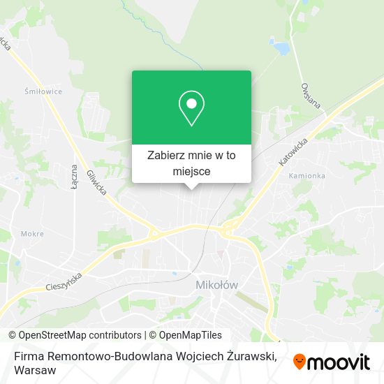 Mapa Firma Remontowo-Budowlana Wojciech Żurawski