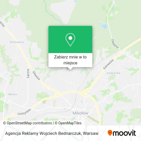 Mapa Agencja Reklamy Wojciech Bednarczuk