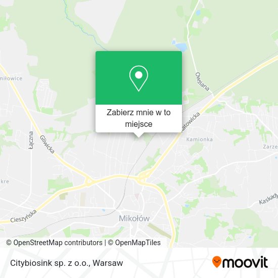 Mapa Citybiosink sp. z o.o.