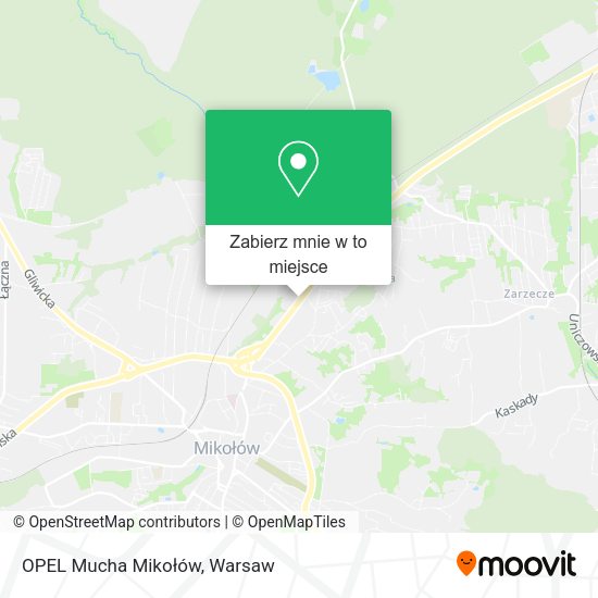 Mapa OPEL Mucha Mikołów