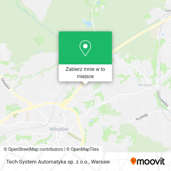 Mapa Tech-System Automatyka sp. z o.o.