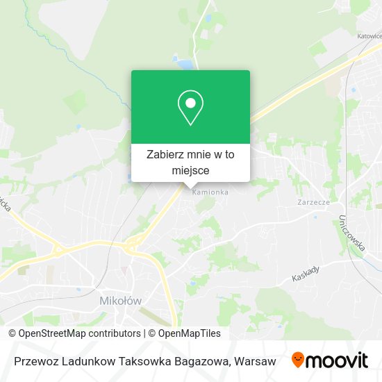 Mapa Przewoz Ladunkow Taksowka Bagazowa