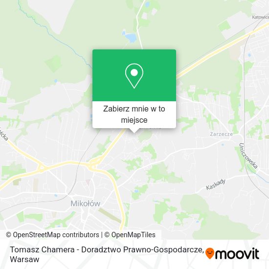 Mapa Tomasz Chamera - Doradztwo Prawno-Gospodarcze