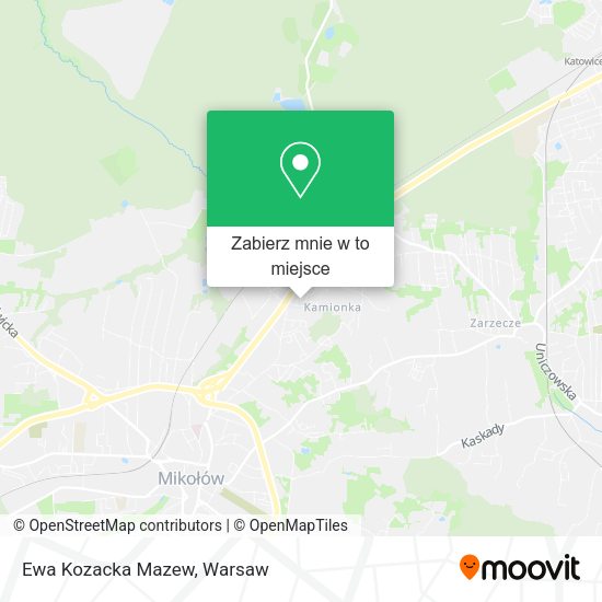 Mapa Ewa Kozacka Mazew