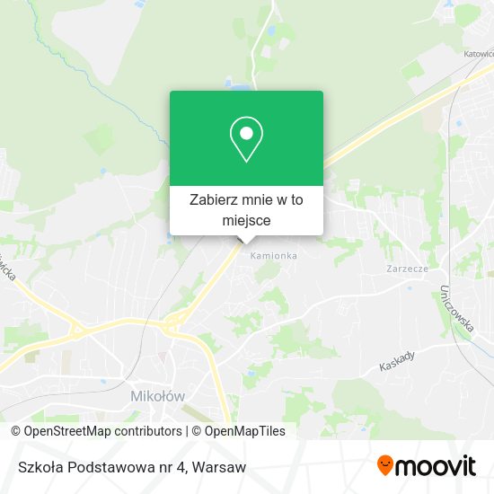 Mapa Szkoła Podstawowa nr 4