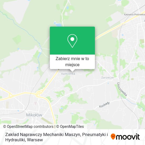 Mapa Zakład Naprawczy Mechaniki Maszyn, Pneumatyki i Hydrauliki