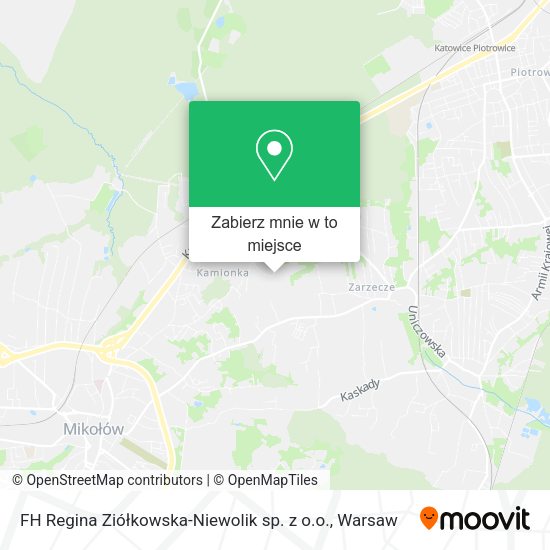 Mapa FH Regina Ziółkowska-Niewolik sp. z o.o.