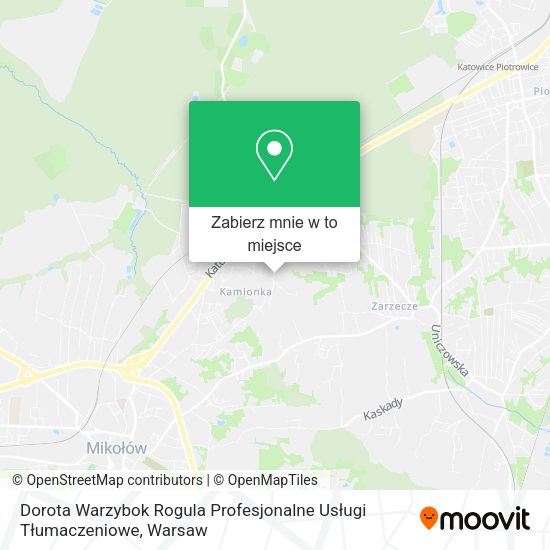 Mapa Dorota Warzybok Rogula Profesjonalne Usługi Tłumaczeniowe