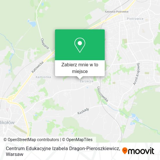 Mapa Centrum Edukacyjne Izabela Dragon-Pieroszkiewicz