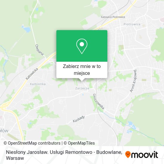 Mapa Niesłony Jarosław. Usługi Remontowo - Budowlane