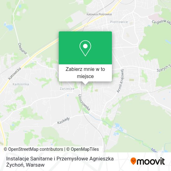 Mapa Instalacje Sanitarne i Przemysłowe Agnieszka Żychoń