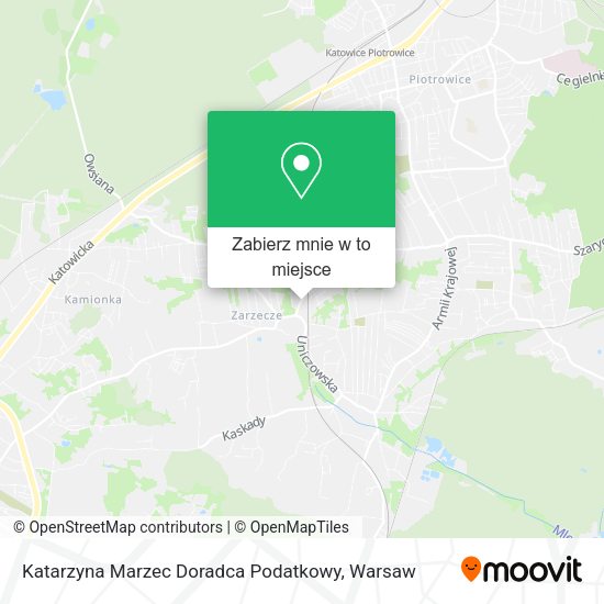 Mapa Katarzyna Marzec Doradca Podatkowy