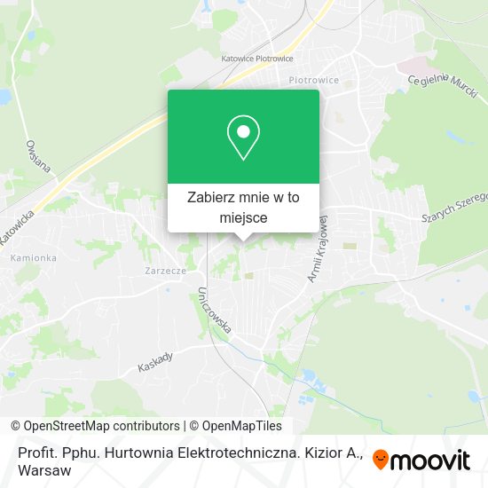 Mapa Profit. Pphu. Hurtownia Elektrotechniczna. Kizior A.