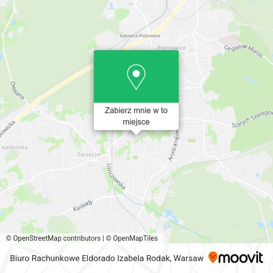 Mapa Biuro Rachunkowe Eldorado Izabela Rodak