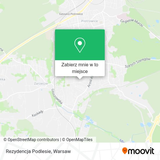 Mapa Rezydencja Podlesie