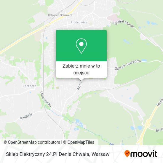 Mapa Sklep Elektryczny 24.Pl Denis Chwała