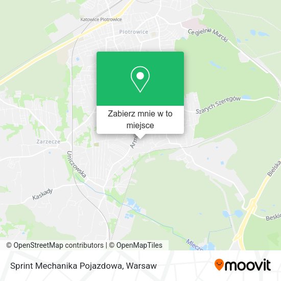 Mapa Sprint Mechanika Pojazdowa