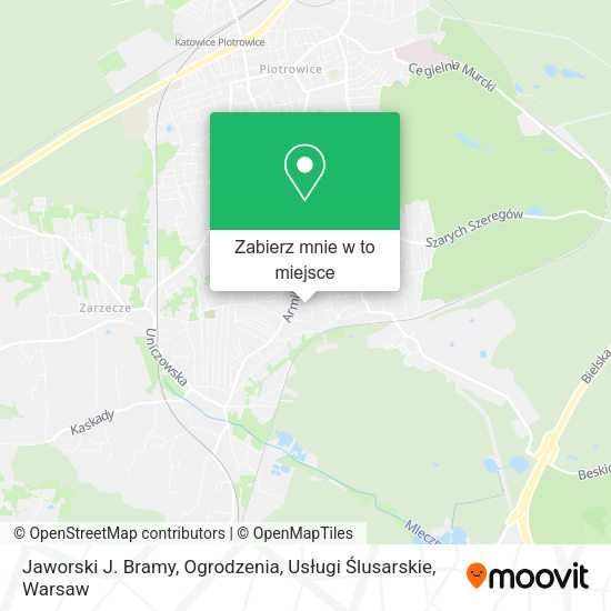 Mapa Jaworski J. Bramy, Ogrodzenia, Usługi Ślusarskie