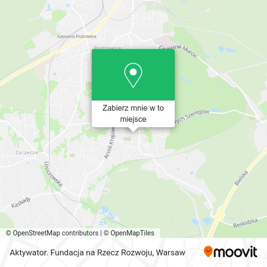 Mapa Aktywator. Fundacja na Rzecz Rozwoju