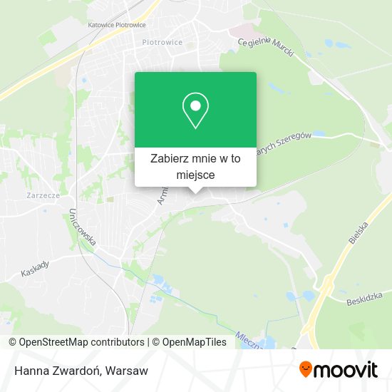 Mapa Hanna Zwardoń