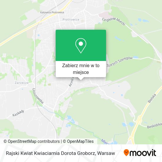 Mapa Rajski Kwiat Kwiaciarnia Dorota Groborz