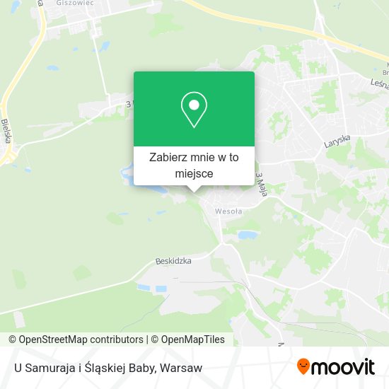 Mapa U Samuraja i Śląskiej Baby