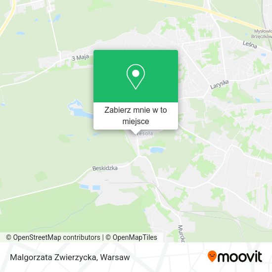 Mapa Malgorzata Zwierzycka