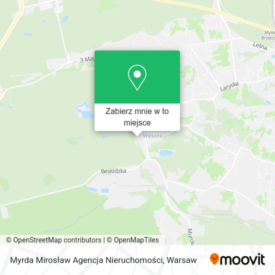 Mapa Myrda Mirosław Agencja Nieruchomości