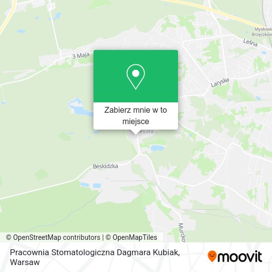 Mapa Pracownia Stomatologiczna Dagmara Kubiak