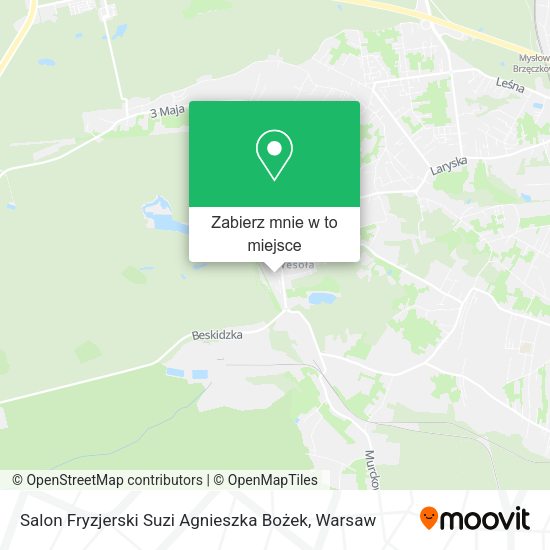 Mapa Salon Fryzjerski Suzi Agnieszka Bożek