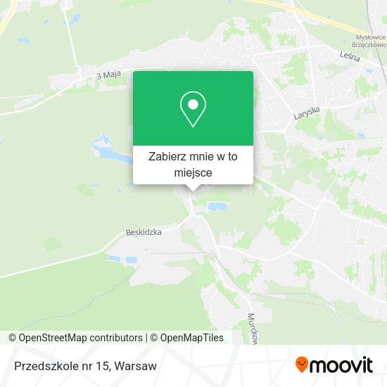 Mapa Przedszkole nr 15