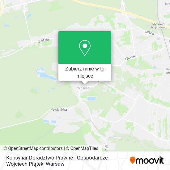 Mapa Konsyliar Doradztwo Prawne i Gospodarcze Wojciech Piątek