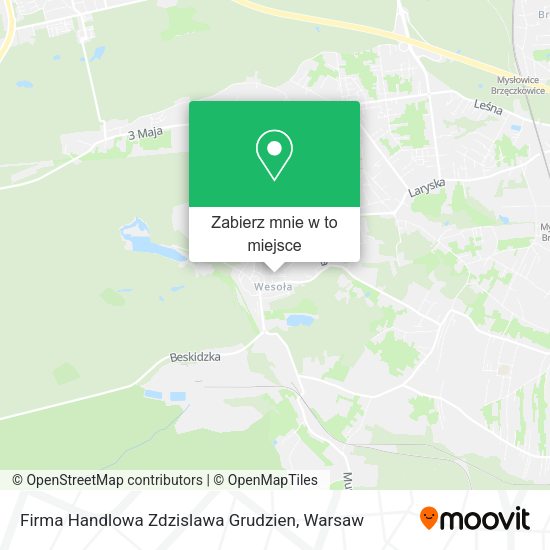 Mapa Firma Handlowa Zdzislawa Grudzien