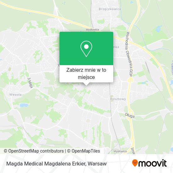 Mapa Magda Medical Magdalena Erkier