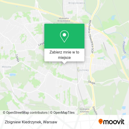 Mapa Zbigniew Kiedrzynek