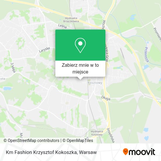 Mapa Km Fashion Krzysztof Kokoszka