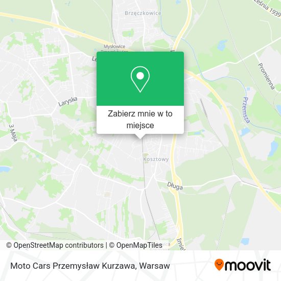 Mapa Moto Cars Przemysław Kurzawa