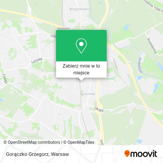 Mapa Gorączko Grzegorz