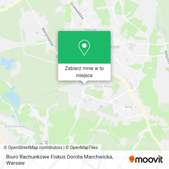 Mapa Biuro Rachunkowe Fiskus Dorota Marchwicka