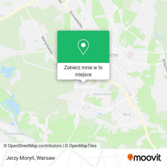 Mapa Jerzy Moryń