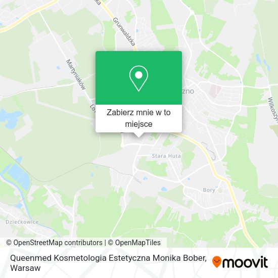 Mapa Queenmed Kosmetologia Estetyczna Monika Bober