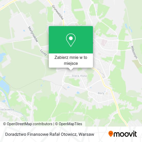 Mapa Doradztwo Finansowe Rafał Otowicz