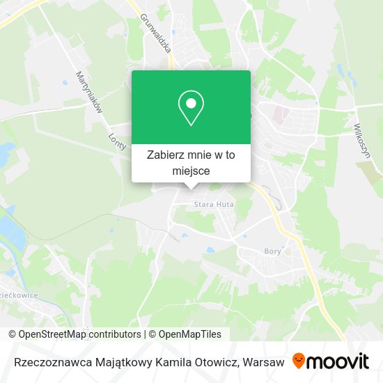 Mapa Rzeczoznawca Majątkowy Kamila Otowicz