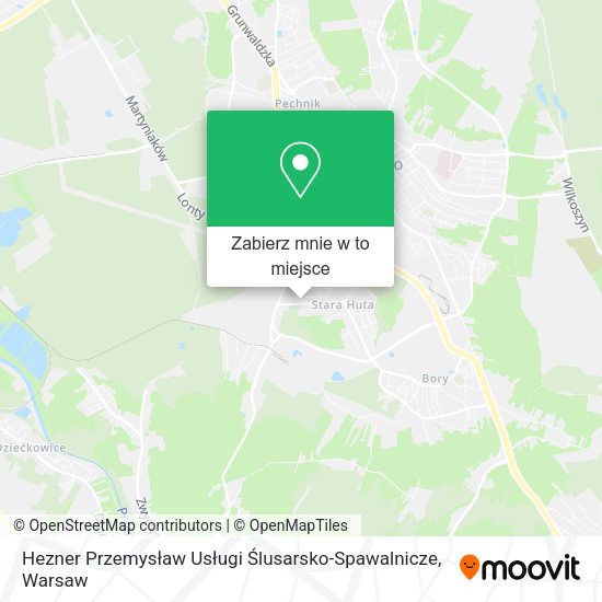 Mapa Hezner Przemysław Usługi Ślusarsko-Spawalnicze