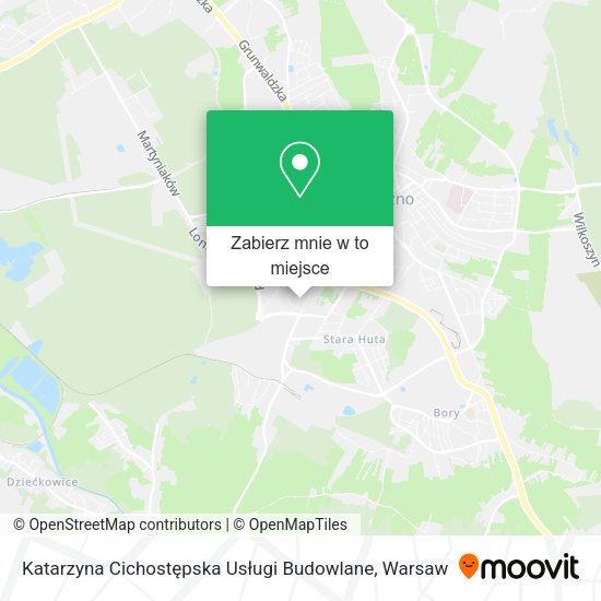 Mapa Katarzyna Cichostępska Usługi Budowlane